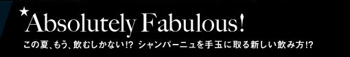 Absolutely Fabulous! ̉āAAނȂ!? Vp[jʂɎVݕ!?