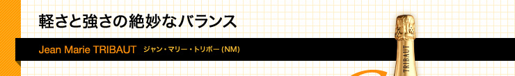 軽さと強さの絶妙なバランス Jean Marie TRIBAUT ジャン・マリー・トリボー (NM) ¥2,990